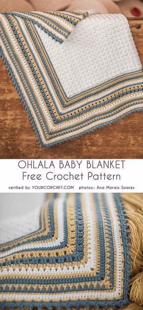 Ohlala Baby Blanket Free Crochet Pattern