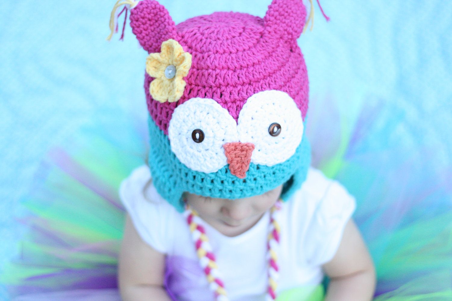 Owl Hat Pattern, Crochet Owl Hat Pattern, Crochet Pattern – Permission to Sell