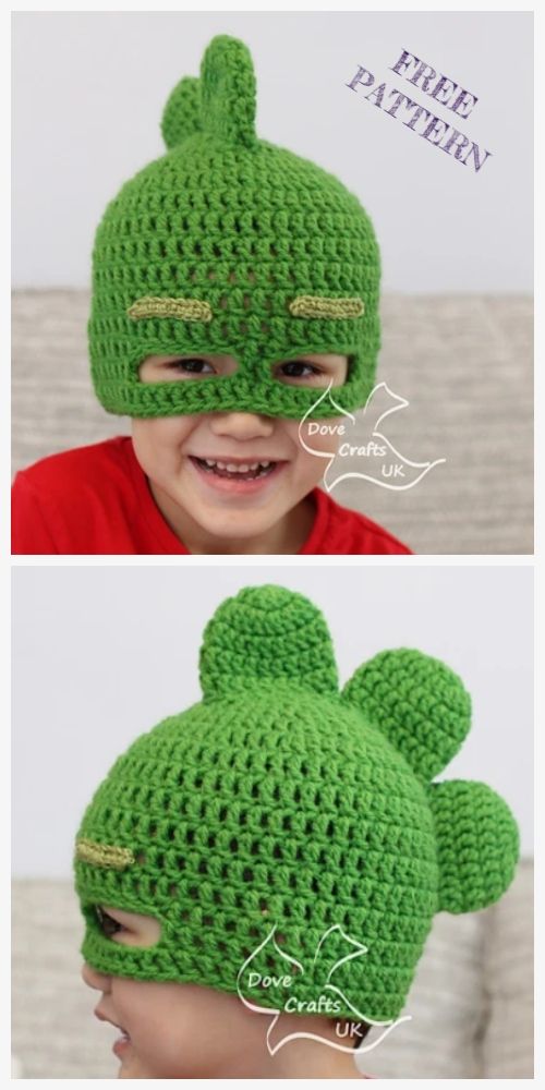 PJ Mask Hat Free Crochet Patterns DIY Magazine Innstyled