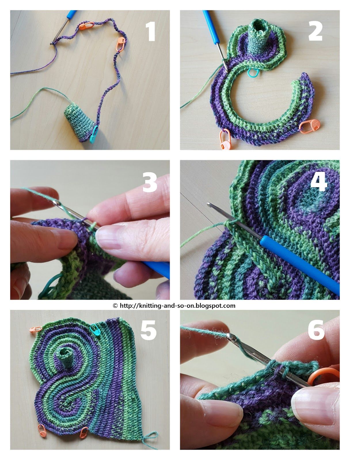 Pieces of Eight Fingerless Gloves Free Knitting and Crochet Pattern