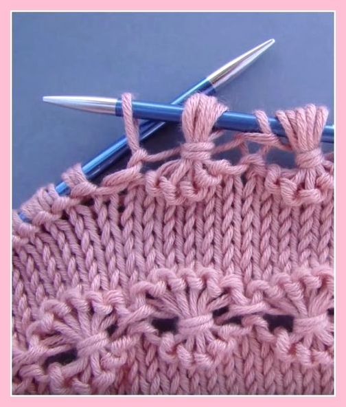 Point of Flowers Knitting Gratisanleitung und Tutorial ,  #flowers #gratisanleitung #knitting...