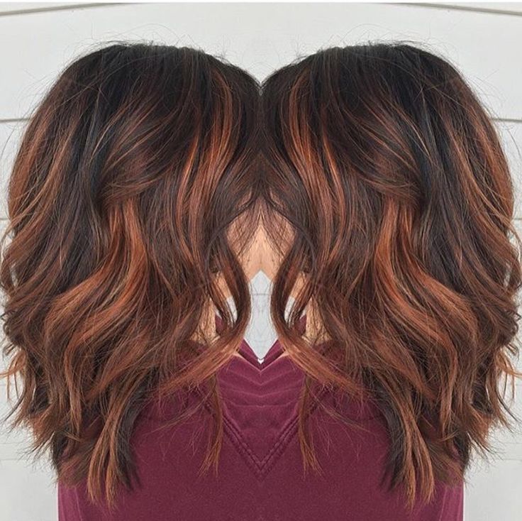 Red brown balayage by Rebecca at Avante Salon and Spa West Chester PA #haircolor…
