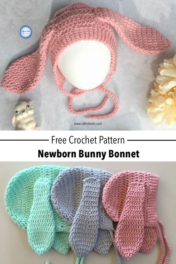 Ribbed Bunny Bonnet - Free Crochet Pattern