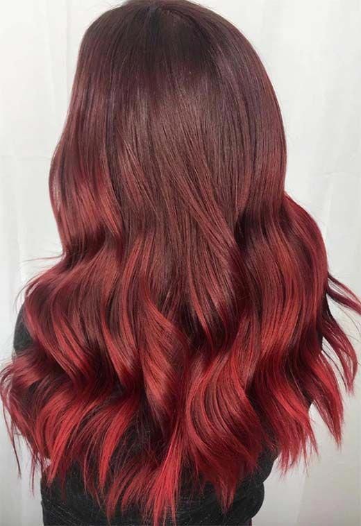 Rote Haarfarbtöne: Tipps und Ideen für rote Haarfärbemittel #haarfarbideasfor...