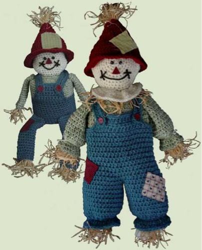 Scarecrow Bag Keeper and TP Topper Crochet Pattern