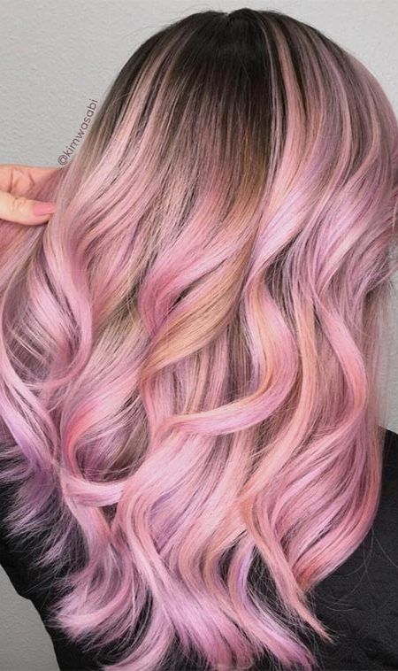 Schöne rosa Haarfarben für 2019 – Trend Frisuren Stil