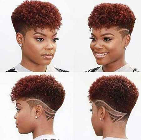Short Natural Hairstyles with Color - The UnderCut