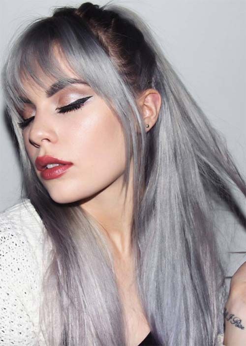 Silver Hair Trend: 51 Cool Grey Hair Colors & Tips for Going Gray