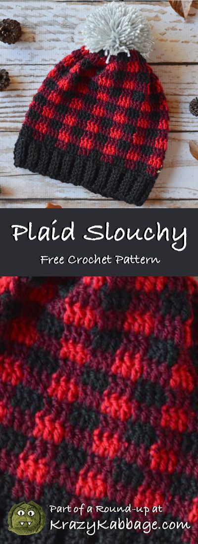 Slouch Hats Free Crochet Patterns – Krazy Kabbage #crochet #free #pattern #slouc…