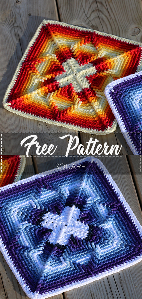 Square- Pattern Free – Easy Crochet