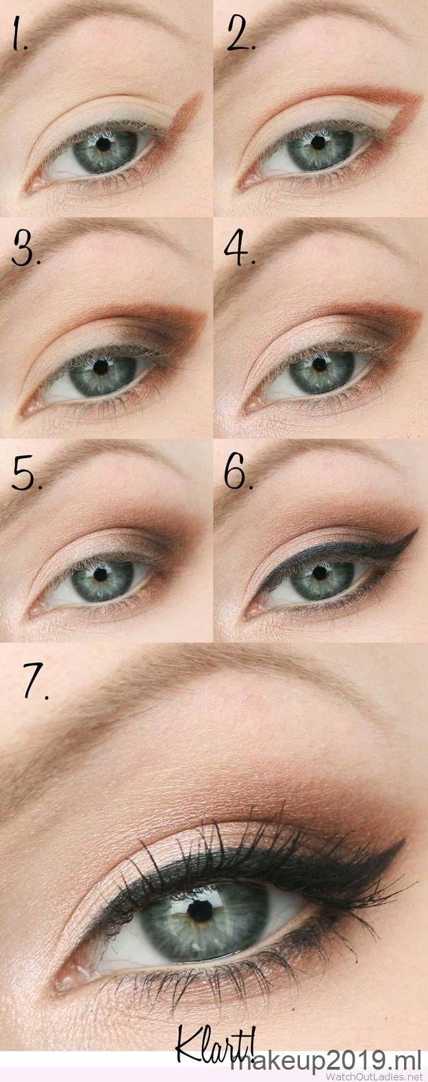 Step By Step Smokey Eye Tutorials Nude And Black Smokey Eye Step By