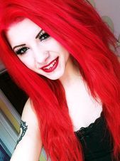 Stilvolle rote Haarfarbe Frisuren,  #coloredhairstylesred #Frisuren #Haarfarbe #rote #Stilvol...