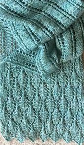 Summer Stream Schal Free Knitting Pattern – Dieser Spitzenschal … #Spitze #S…