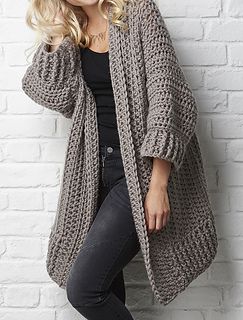 The Big Chill Cardigan pattern by Simone Francis