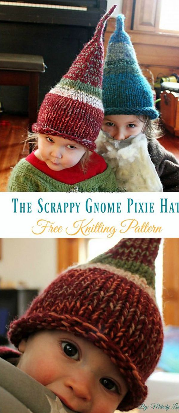 The Scrappy Gnome Hat - Free Pattern