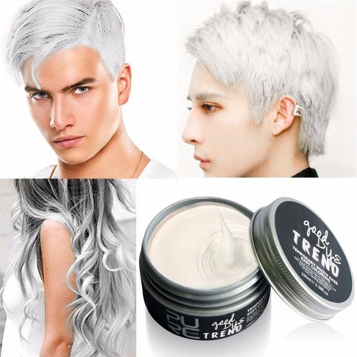 Top-Qualität Farbe Haarfärbemittel Einweg-Haarwachs Weiß Lila Rot Blau Grau G...