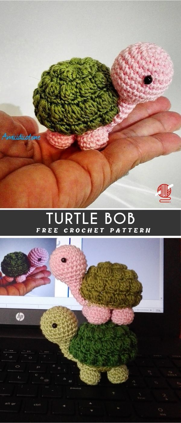 Turtle Amigurumi or Keychains Crochet FREE