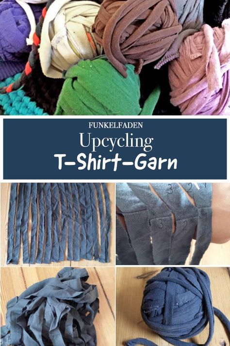 Upcycling Anleitung – T-Shirt-Garn selber machen