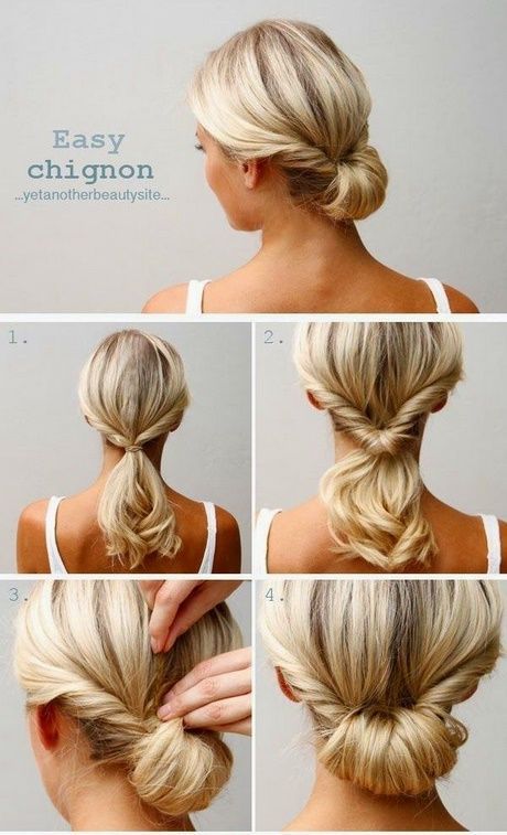 Various updos for long hair