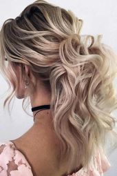 Voluminous Curly Ponytail Hairstyle For Prom Night #ponytail ★ It is high time...