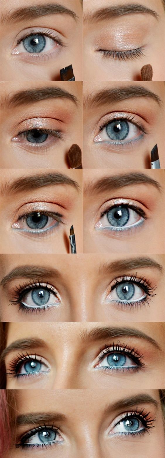 Wie Rock Makeup für blaue Augen – einfache Make-up-Tutorials & Ideen