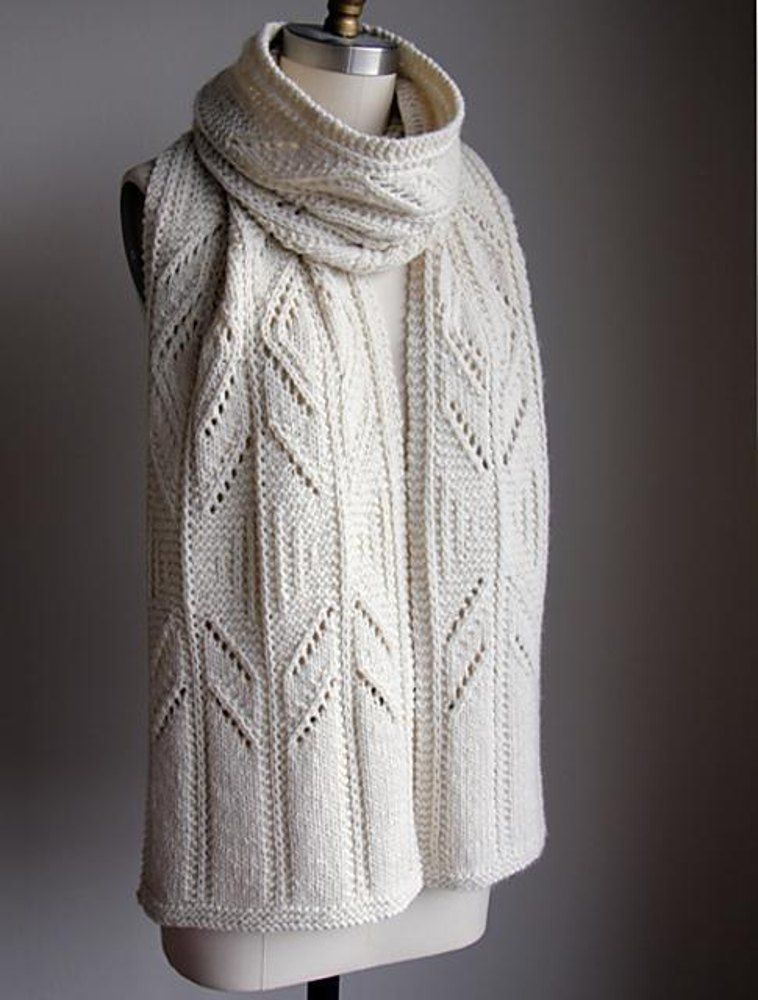 Winter Wish Scarf (Aran) Knitting pattern by Monika Anna