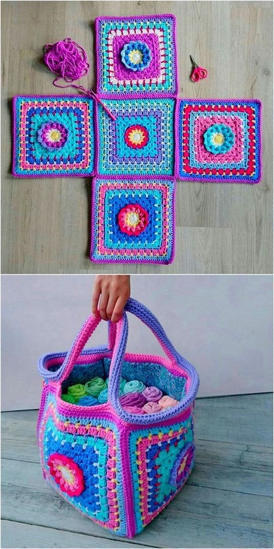 Wonderful Crochet Ideas For Bags And House Items