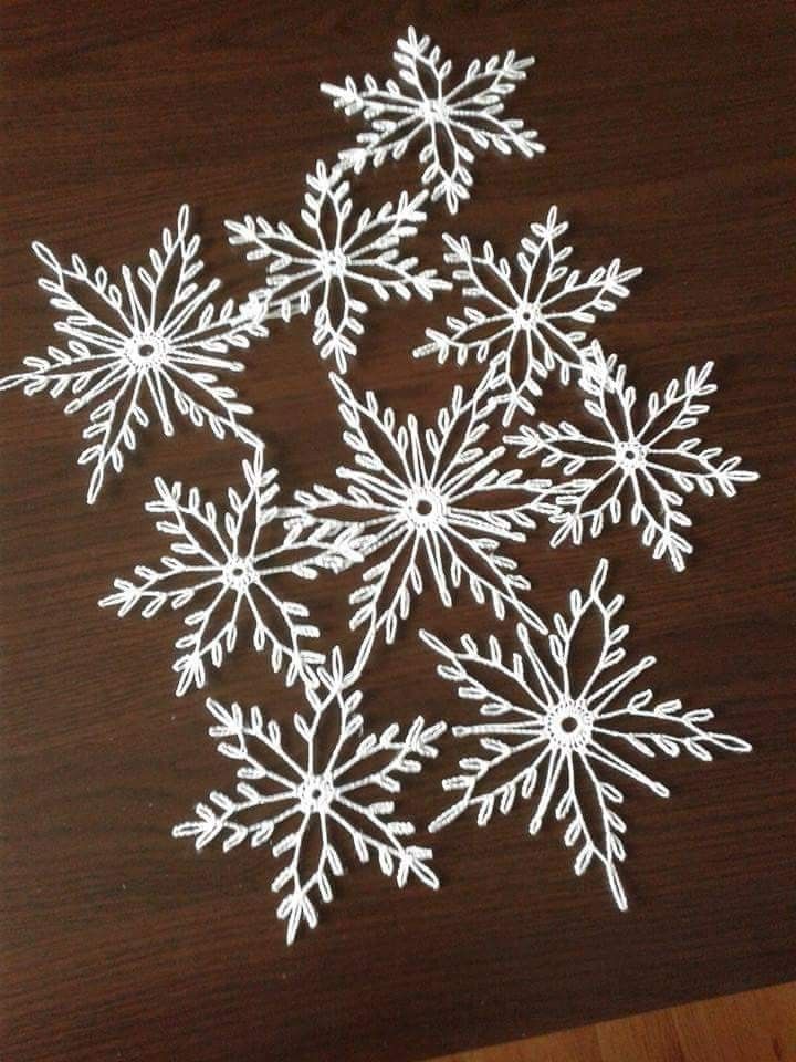 CrochetingArts.com | snowflake снежинка free showflake crochet pattern …