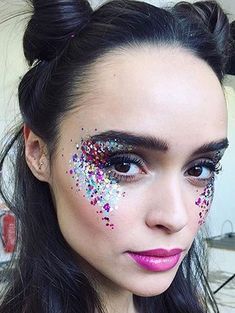 festival_glitter_trend #maquillaje #makeup