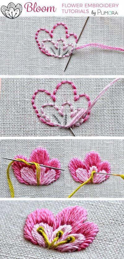 hand embroidery stitches #Embroiderystitches
