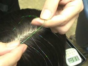 how to hair tinsel