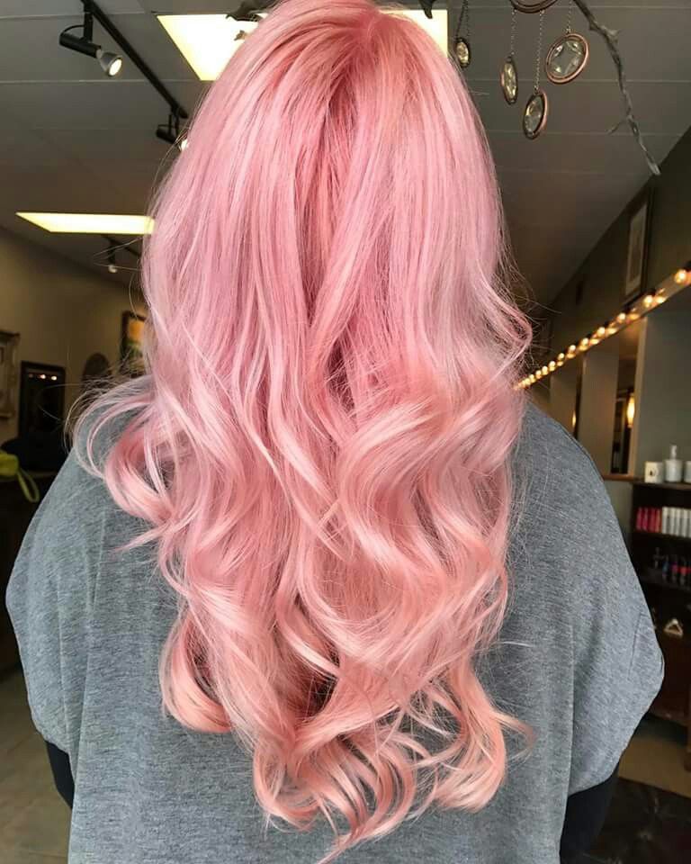 rose pink hair, joico colour intensity rose