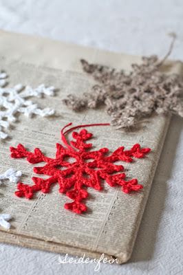 seidenfeins Blog vom schönen Landleben: Häkeln für Weihnachten * crochet for ...