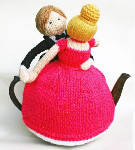strictly dancing knitting pattern tea cosy teacozy cozy cosies PDF email