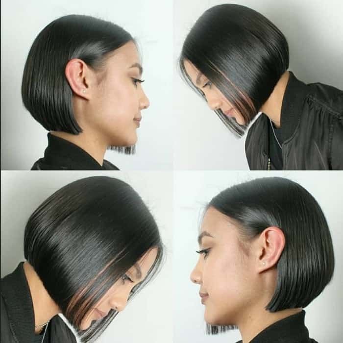 short straight hairstyles