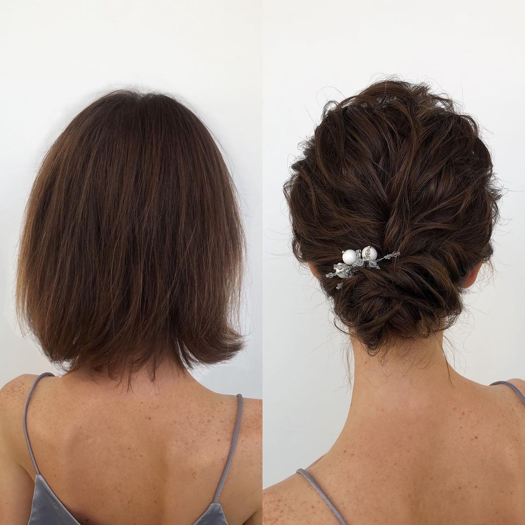 wedding hairstyles for short hair