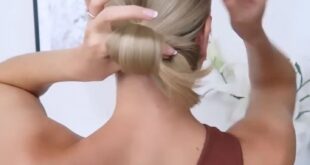 hairstyle bun