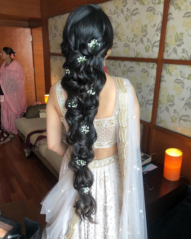 hairstyle for saree