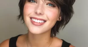 short hairstyles with bangs