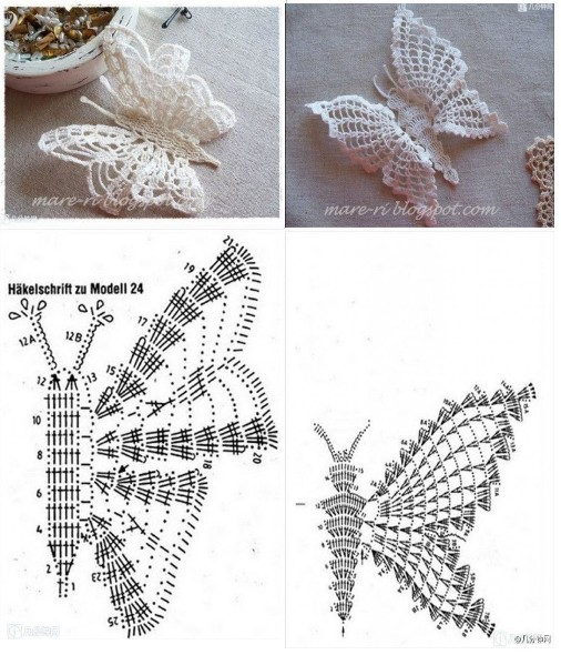 crocheted butterflies (22)