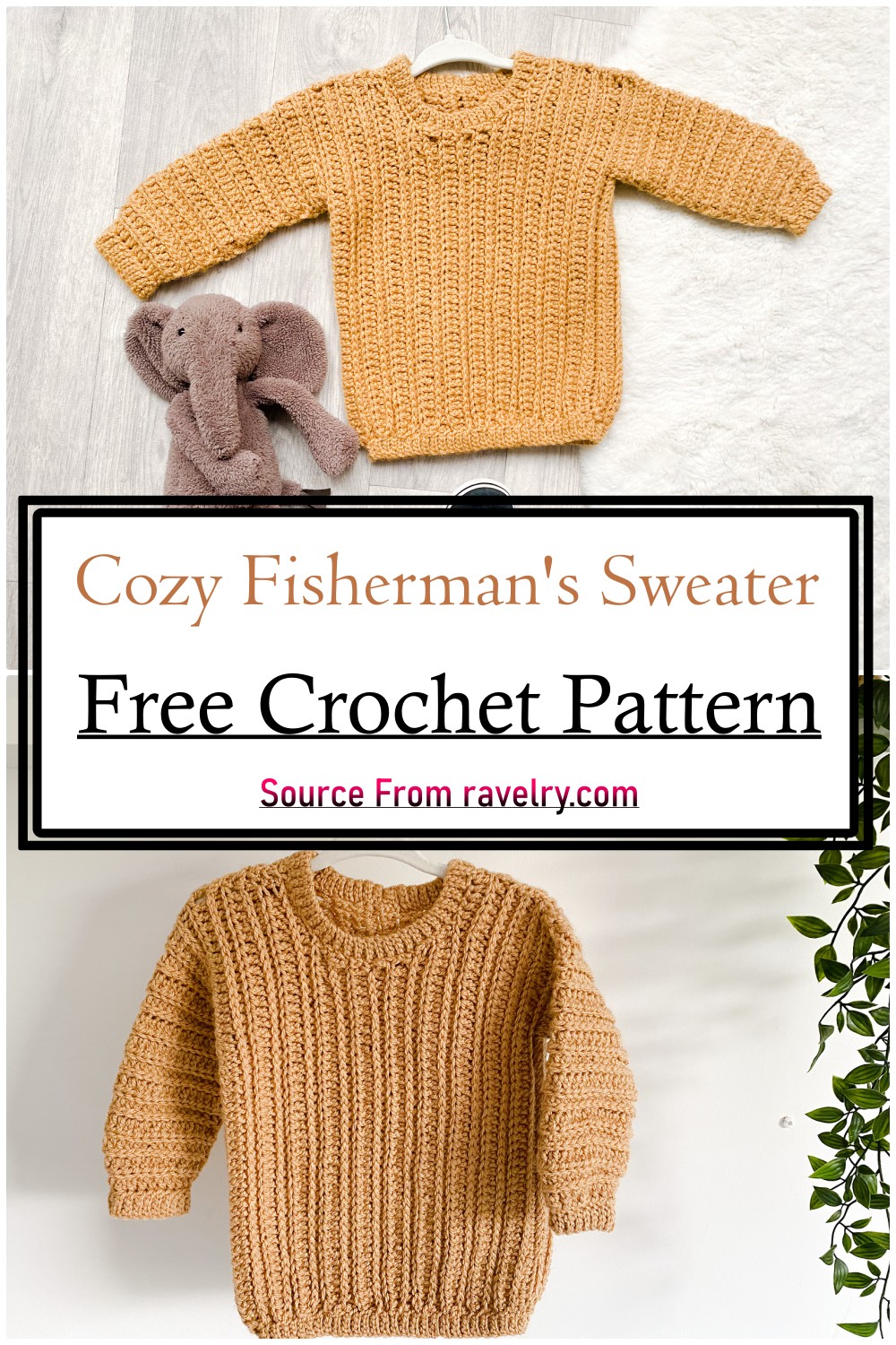 Cozy fisherman's sweater
