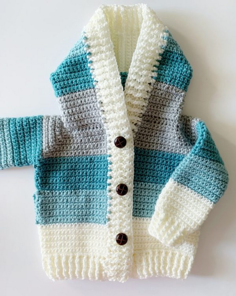 Crocheted sweater