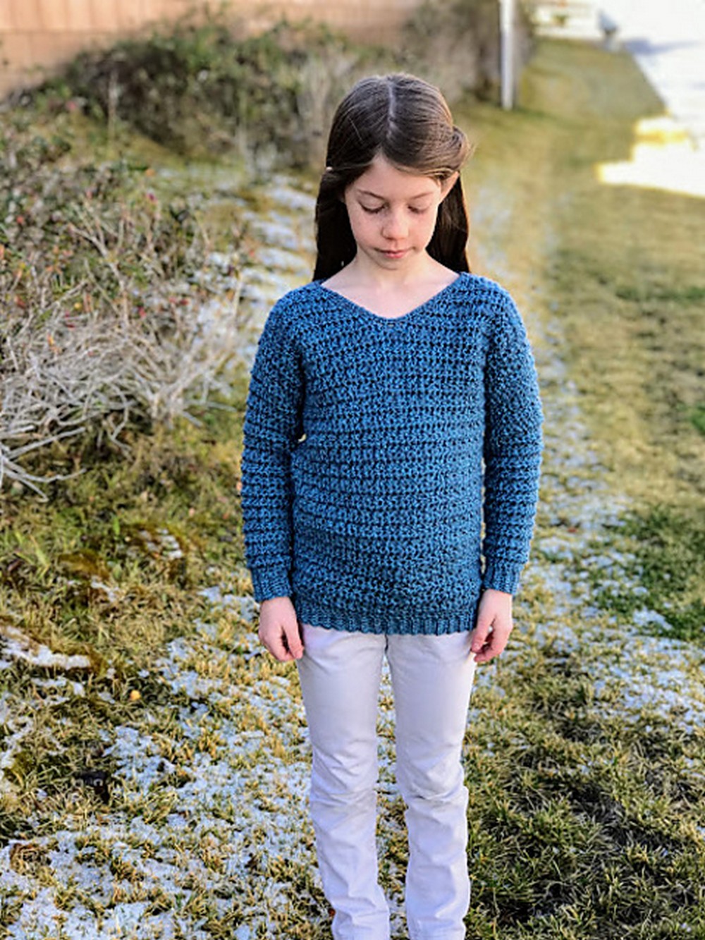 Crochet pattern for a Heidi sweater