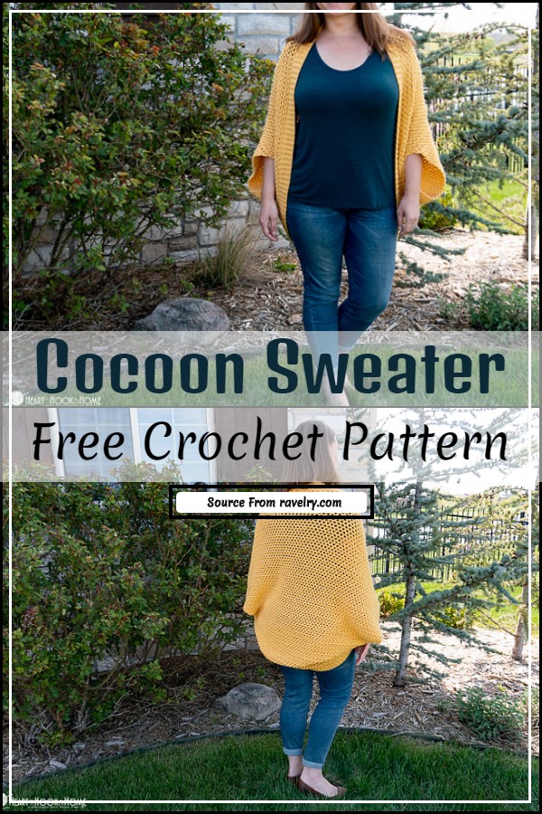 Crochet Cocoon Sweater Pattern