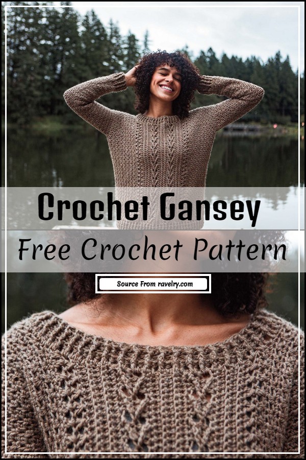 Crochet Gansey Pattern