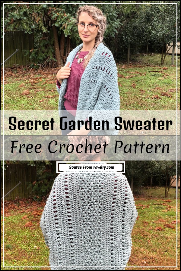 Free Secret Garden sweater pattern