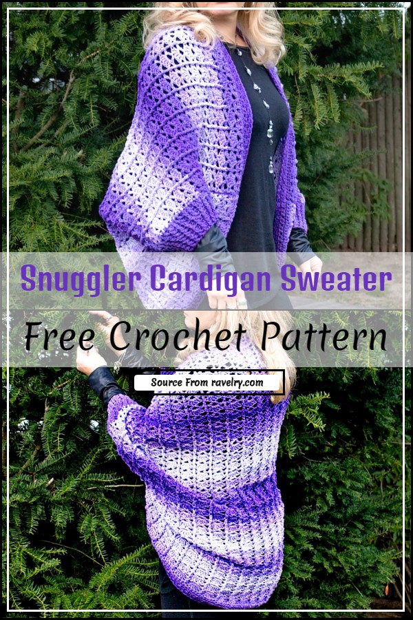 Crochet pattern for a cozy cardigan