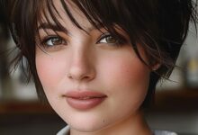 short hairstyles for round faces