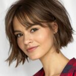 short hairstyles with bangs