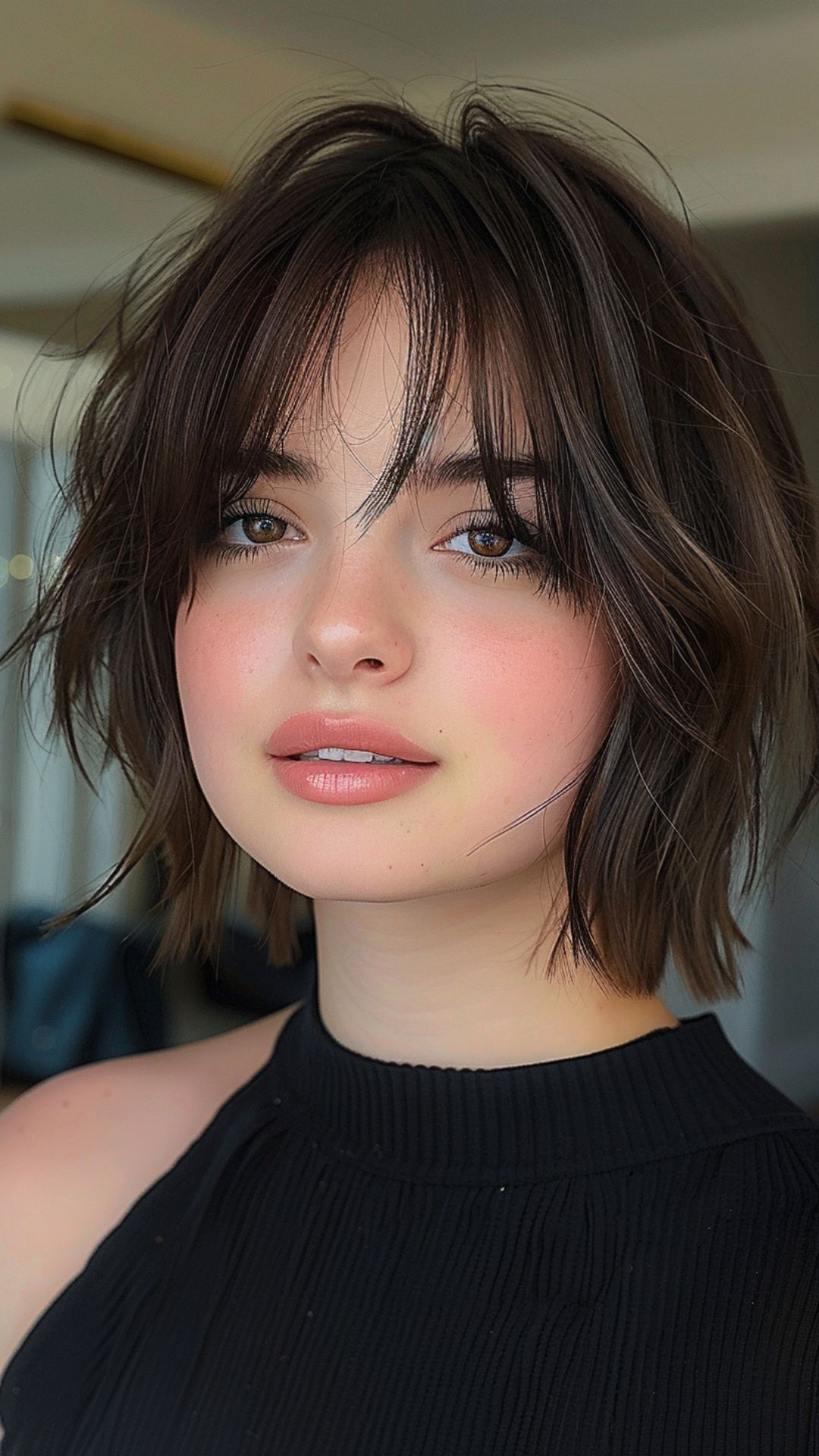 Chic and Versatile: The Best Short Hairstyles with Bangs for Every Face Shape